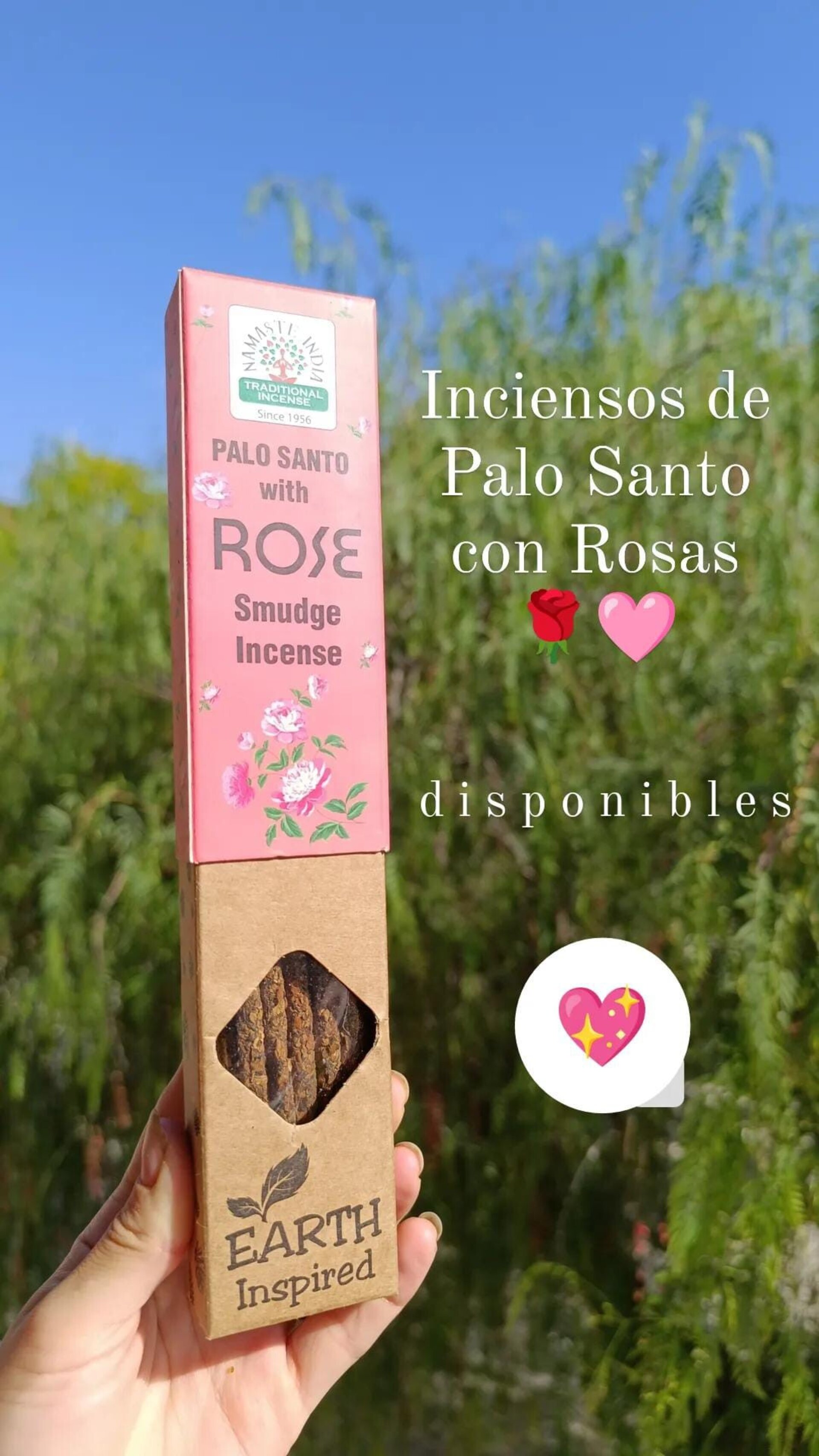 Incienso de Palo Santo y Rosas - 1