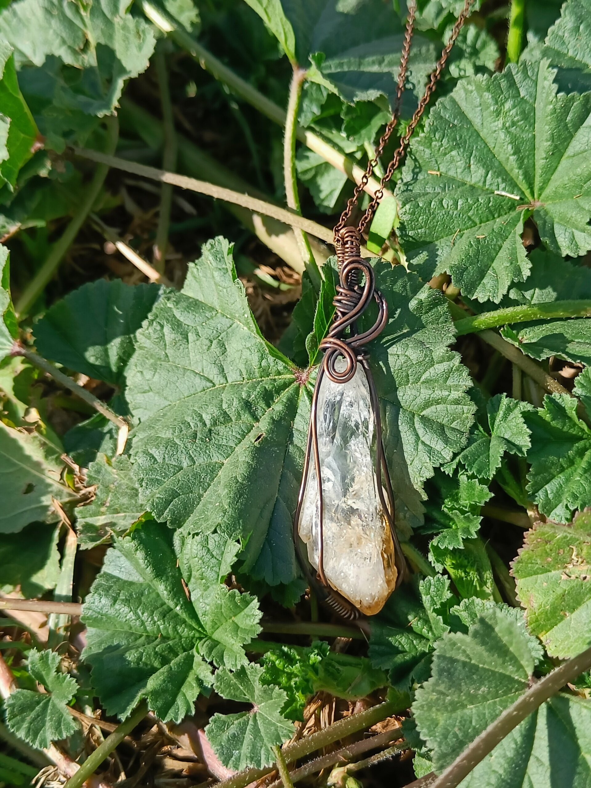 Collar de Citrino & Cobre - 1